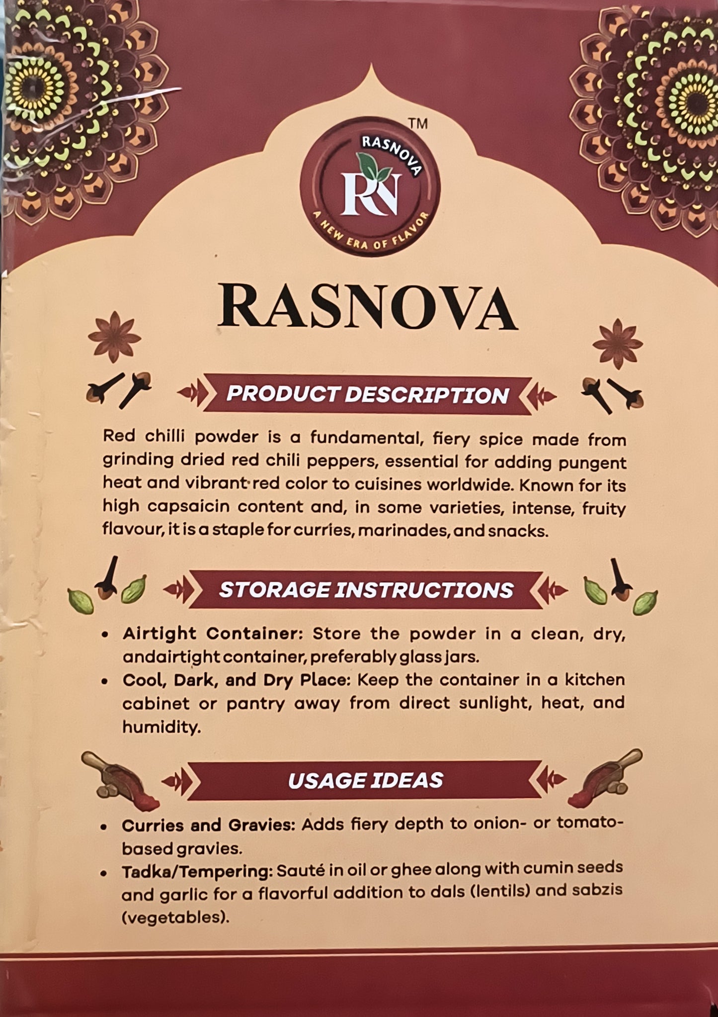 Rasnova Premium Red Chilli Powder